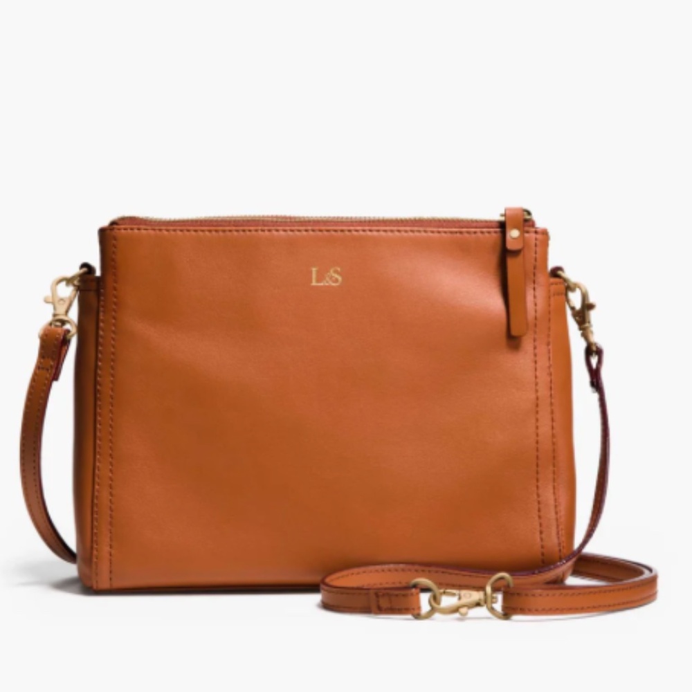 NWT - Lo & Sons The Pearl Sienna/Gold/Camel - Still in Box